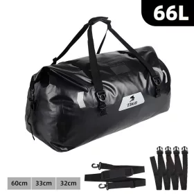Motoros táska 65l Fekete