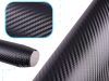 Carbon 3D tekercses fólia fekete 1,52x30m