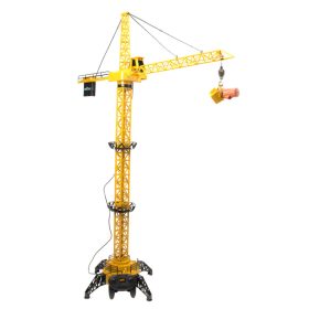 Távirányítós daru horoggal, 128cm - sárga