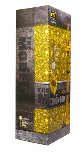 Távirányítós daru horoggal, 128cm - sárga