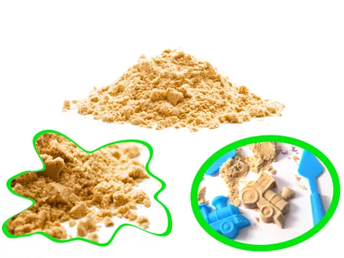 Kinetikus homok 1kg zsákban bézs