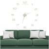 Falióra nagy 80-120cm ezüst 12 számjegyű falióra