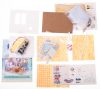 Fából készült babaház nappali modell összeszerelhető LED DIY 3016