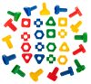 Építőkockák oktatási montessori csavarok 30 elem