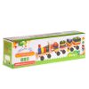 Fa szortírozó ügyességi puzzle vonat mozdony + vagonok 30cm