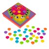 Oktatási gomb mozaik puzzle 57 részes