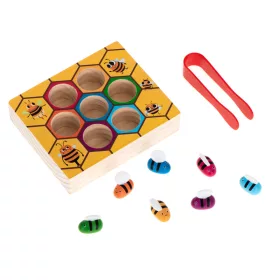 Montessori méhek méhsejtes oktatási játék