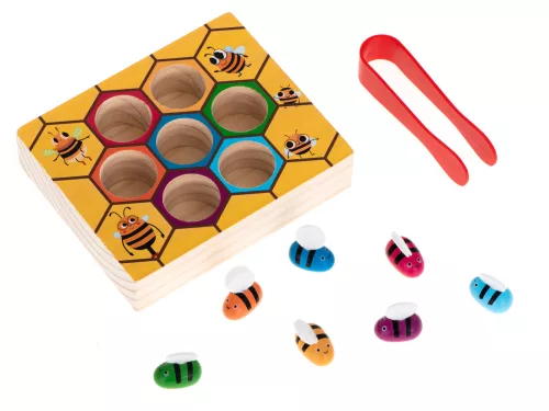 Montessori méhek méhsejtes oktatási játék