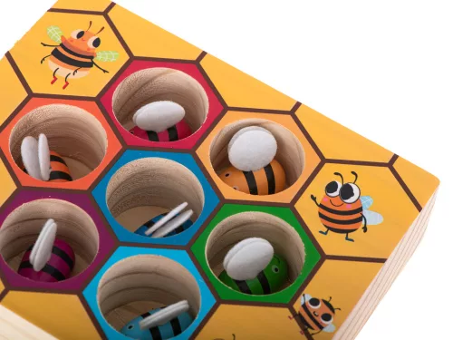 Montessori méhek méhsejtes oktatási játék
