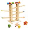 Fából készült montessori labdapálya XXL