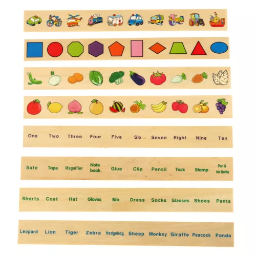 Fa sorter puzzle megfelelő képek