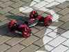 RC autó mutatványok táncos mutatvány 360 piros