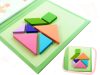 Mágneses puzzle könyv 3D tangram blokkok