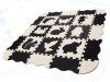 Hab puzzle szőnyeg / játszószőnyeg gyerekeknek 25 darab fekete-fehér