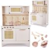 Gyermek retro MDF fa konyha BOHO kiegészítőkkel