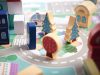 Oktatási fa város puzzle blokkok 100 darabos