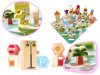 Oktatási fa város puzzle blokkok 120 darabos