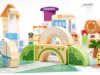 Oktatási fa város puzzle blokkok 120 darabos