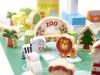 Oktatási fa város puzzle blokkok 120 darabos