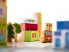 Oktatási fa város puzzle blokkok 120 darabos