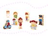 Oktatási fa város puzzle blokkok 120 darabos