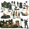 Katonák katonai bázis figurák készlet 114 részes