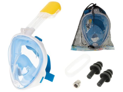 Teljes összecsukható snorkel maszk L/XL kék