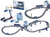 Elektromos vonat rendőrautók 92 darab 300cm