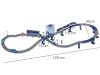 Elektromos vonat rendőrautók 92 darab 300cm