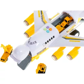   Transporter repülőgép + 6 autó építőipari járművek oldalra/előre