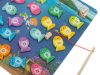 Montessori fából készült halas horgász mágneses játék