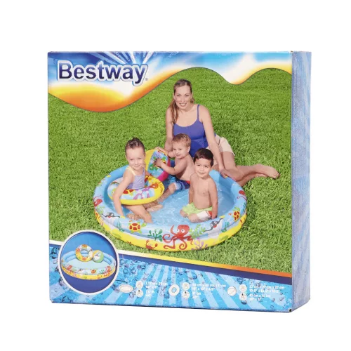BESTWAY 51124 Kör alakú medence 122cm