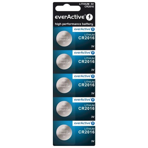 Bateria everActive litowa CR2016 blister 5 részes