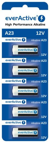Bateria everActive Alkaline 23A buborékcsomagolás 5 részes