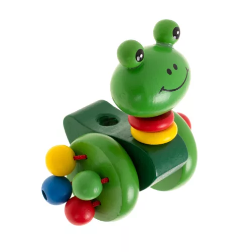 Push egy bottal fa séta béka