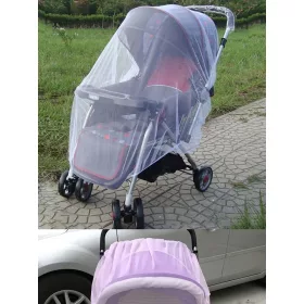 Babakocsi elasztikus szúnyogháló 140cm