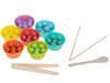Oktatási montessori gyöngygolyó mozaik puzzle 77 részes