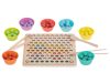 Oktatási montessori gyöngygolyó mozaik puzzle 77 részes