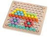 Oktatási montessori gyöngygolyó mozaik puzzle 77 részes