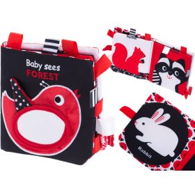 Érzékszervi könyv harapásjelzők kontrasztos erdő