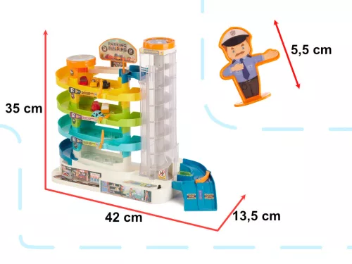 Parkolóház 4 szintes elektromos lift + 6 autó