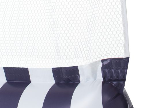 Felfújható matracos úszószék 120x70cm tengerészkék