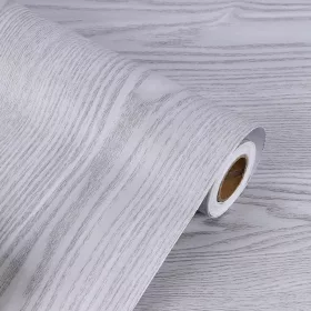   Öntapadós fóliatekercs falburkolat tölgy ezüstszürke 1,22x50m