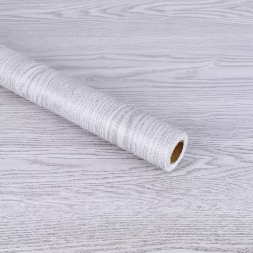 Öntapadós fóliatekercs falburkolat tölgy ezüstszürke 1,22x50m