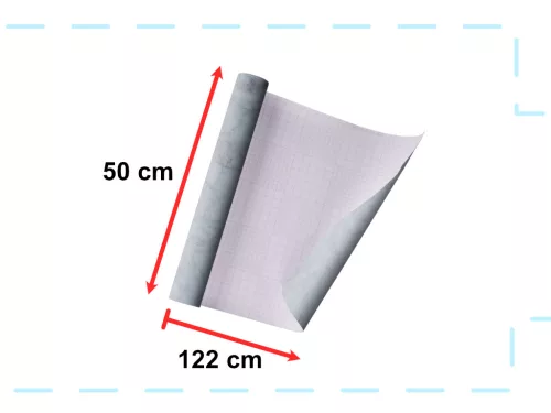 Öntapadó fóliatekercs tapéta furnér szürke márvány 1,22x50m