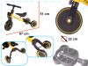 Trike Fix Mini terepjáró tricikli 3in1 pedálokkal sárga