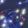LED dekoratív drót lámpák 10m 100LED több színű