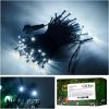 LED lámpák fénylánc 10m 100LED hideg fehér
