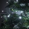 LED lámpák fénylánc 10m 100LED hideg fehér