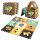 Habszivacs puzzle szőnyeg gyerekeknek 9 részes színes állatok 85cm x 85cm x 1cm